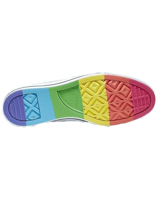 Converse White Chuck Taylor All Star Ox 'Pride Pattern' for men
