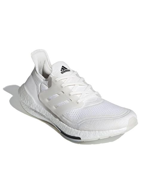 Adidas White Ultraboost 21 Primeblue 'Non Dyed' for men