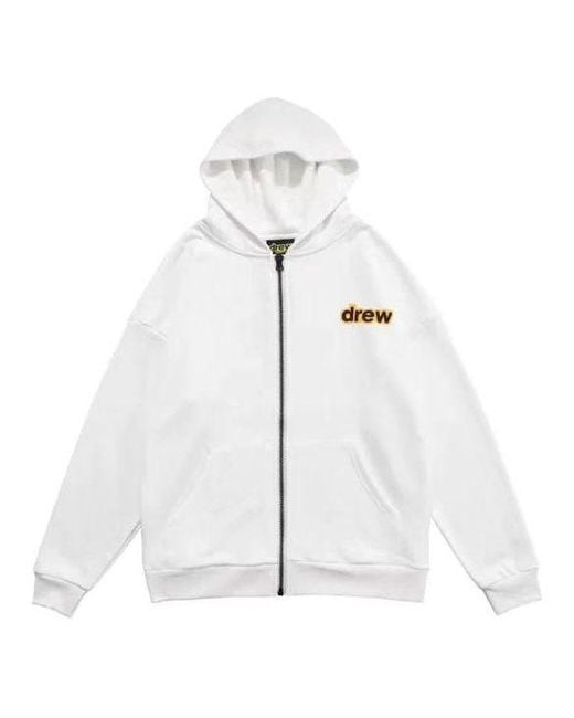 Drew House White Sherman Drew Zip-Up Hoodie 'Off for men