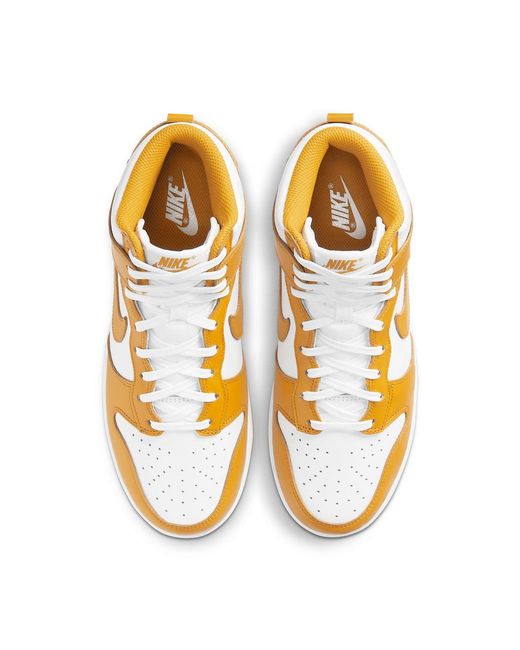 Nike Yellow (Wmns) Dunk High 'Dark Sulfur'