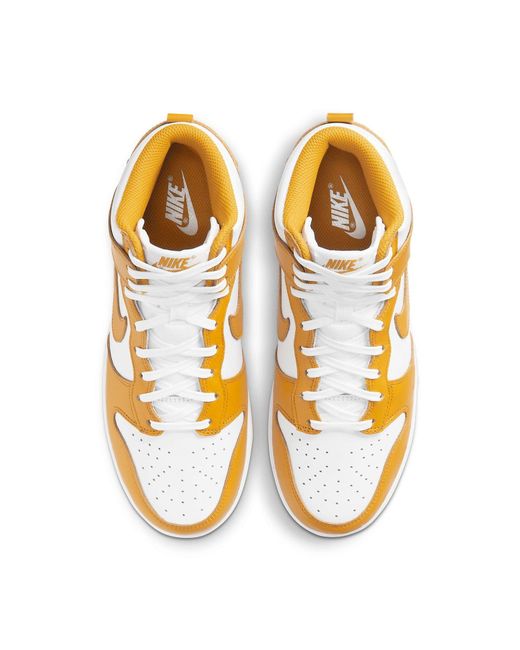 Nike Yellow (Wmns) Dunk High 'Dark Sulfur'