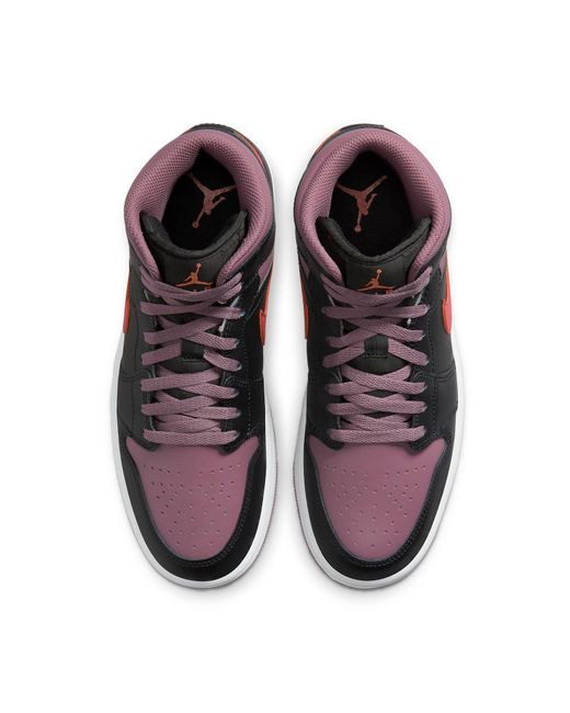 Nike Black 1 Mid Se Sky J Mauve' for men
