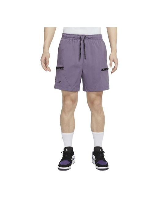 Nike Purple 23 Solid Color Casual Sports Shorts for men