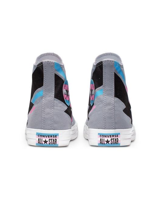 Converse Blue Chuck Taylor All Star Hi 'Pride Flag Inspired' for men