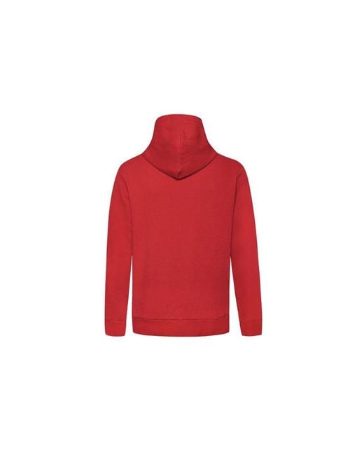 Converse Red Finger Letter Print Hooded Drawstring Sweatshirt for men