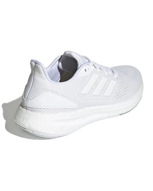 Adidas White Pureboost 22 'Triple' for men