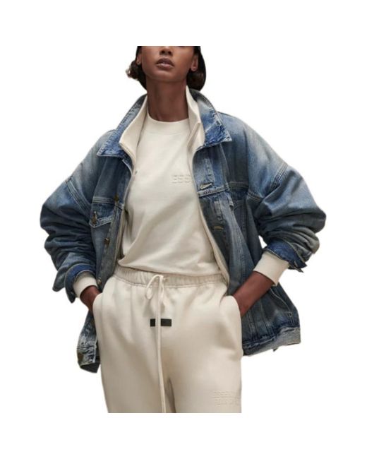Fear Of God Blue Fw22 Denim Trucker Jacket for men