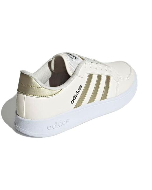 Adidas White (Wmns) Breaknet Matte Metallic'