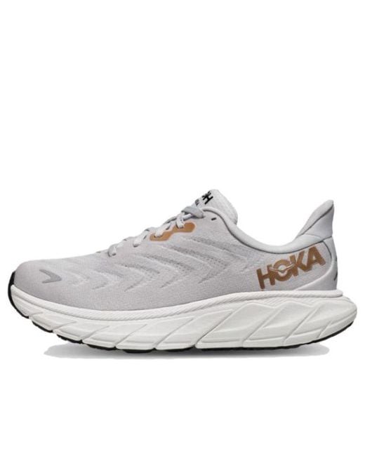 Hoka One One White (Wmns) Arahi 6 Wide 'Nimbus Cloud Rose'