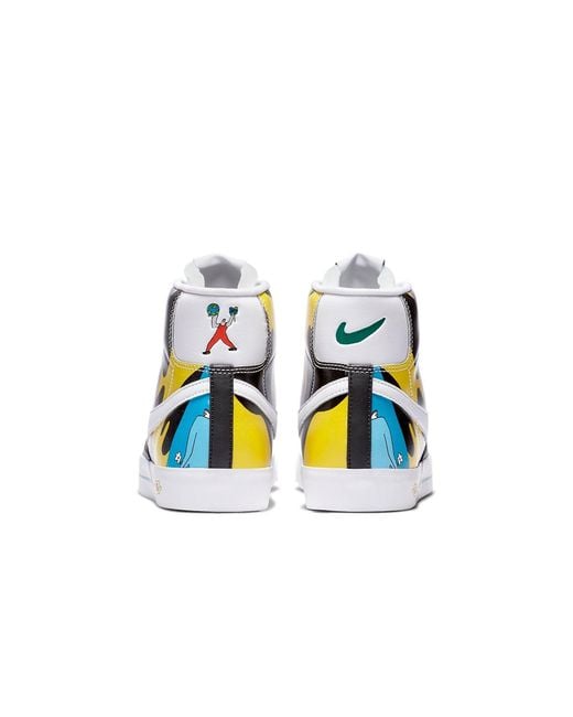 Nike Blue X Blazer Mid 77 Flyleather for men