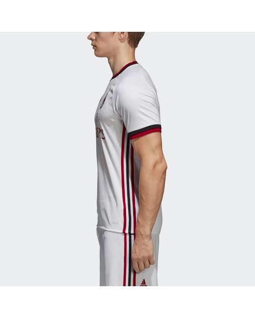 Adidas White Calhanoglu Milan 17/18 Fan Edition Away Jersey for men