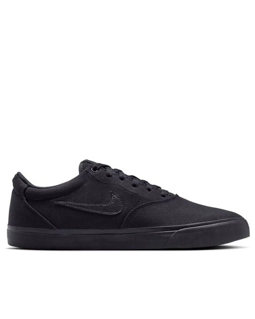 Nike Black Chron 2 Canvas Sb 'Triple' for men