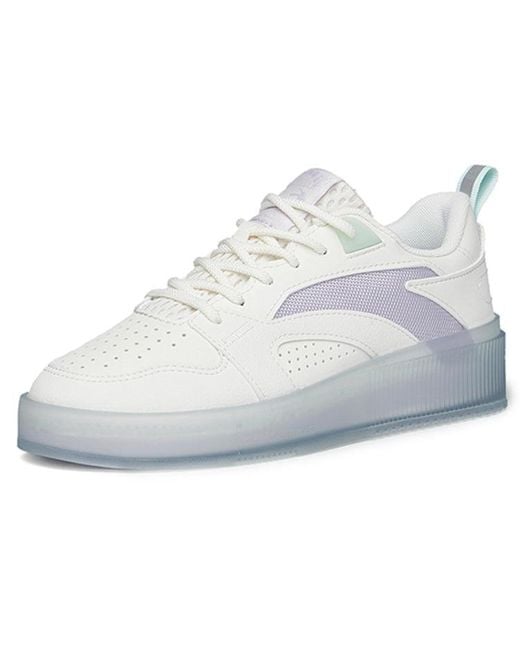 Anta White (Wmns) X Care Bears Skateboarding Series Sneakers 'Love-A-Lot'