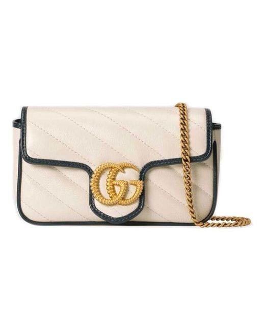 Gucci Natural (Wmns) Marmont Series Shoulder Bag Mini