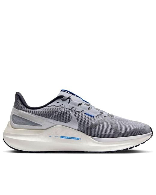 Nike Gray Air Zoom Structure 25 Shoes for men