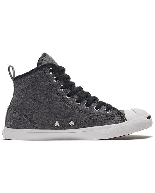 Converse Black (Wmns) Jack Purcell Lp High Top Sneakers