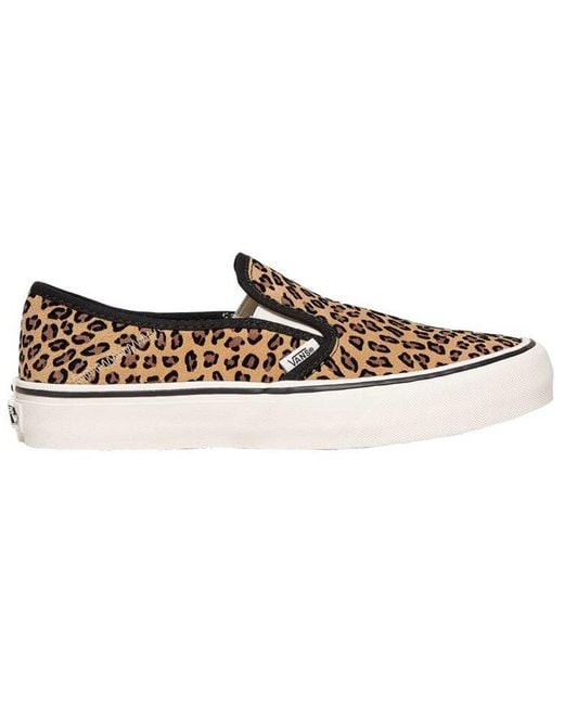 Vans Brown Slip-On Sneakers for men