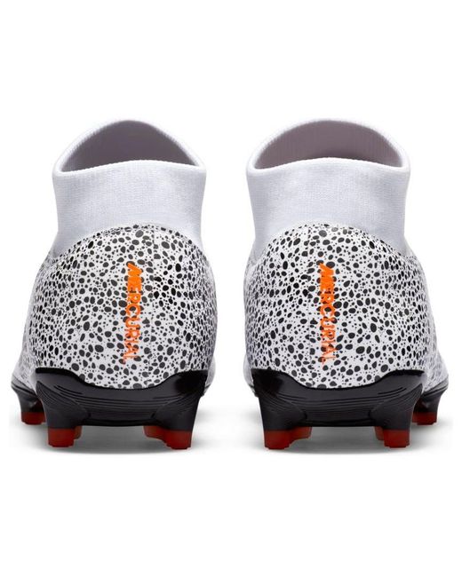 Nike White Cr7 X Mercurial Superfly 7 Academy Mg 'Safari' for men