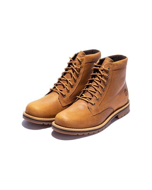 Timberland Brown Redwood Falls Waterproof Boots 'Wheat Full Grain' for men