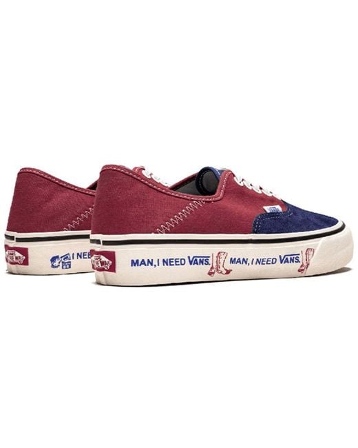 Vans Red Authentic Sf I Need for men