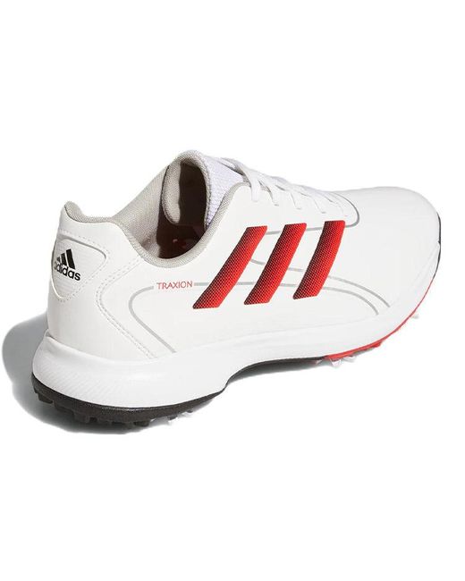 Adidas White Traxion Lite Max for men