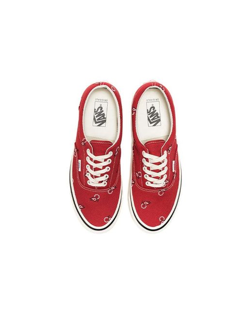 Vans Red Og Era Lx 'Paisley for men