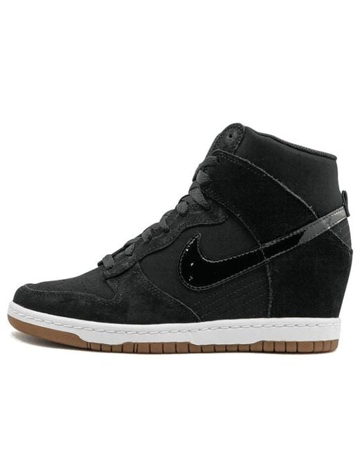 Nike Black (Wmns) Dunk Sky Hi Essential Gum'