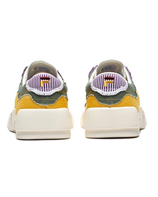 Fila Yellow Pop Skate Shoes for men