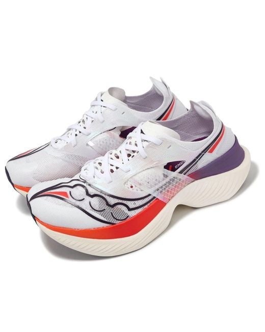 Saucony Pink Endorphin Elite Vizired' for men