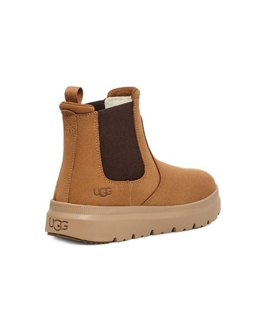 Ugg Brown Burleigh Chelsea Boot 'Chestnut' for men