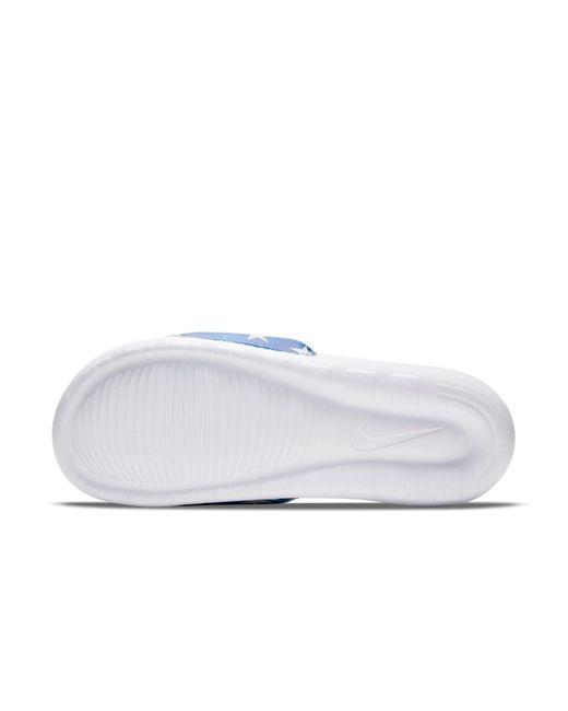 Nike Blue Victori One Printed Slide 'Stars' for men