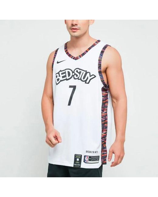 Nike Blue Nba City Limited Jersey Sw Fan Edition 2019-2020 Season Brooklyn Nets Durant No. 7 for men