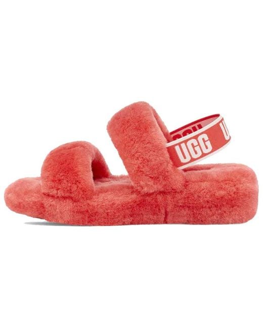 Ugg Red (Wmns) Oh Yeah Thick Sole Sandals