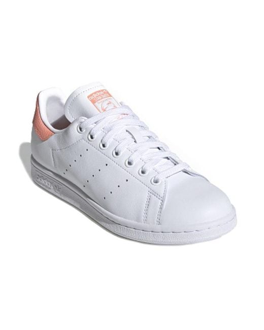 Adidas White (Wmns) Stan Smith Chalk Coral'