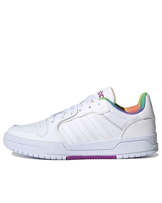 Adidas Neo Entrap Shoes White/purple | Lyst