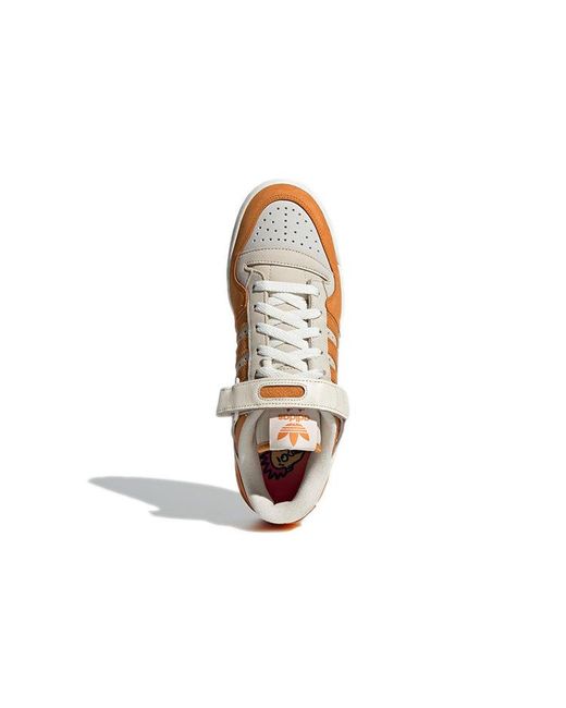 Adidas White Originals Forum 84 Low Shoes for men