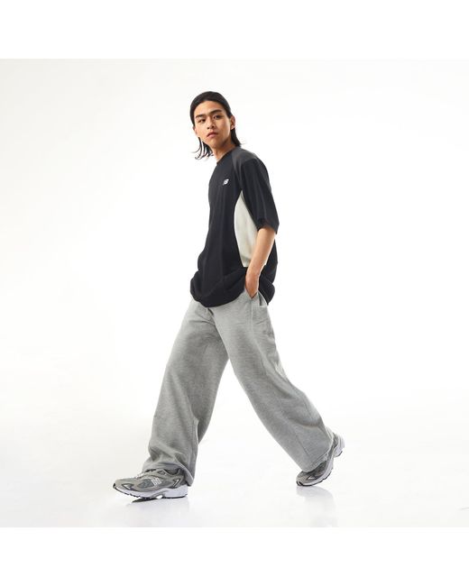 New Balance Black X Liangdong Color Block T-Shirt 'Dark'