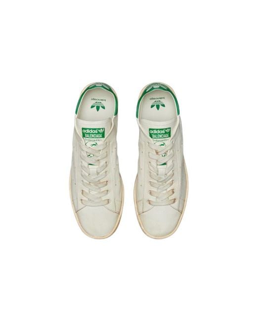 Balenciaga White X Adidas Originals Stan Smith Sneakers 'Vintage' for men