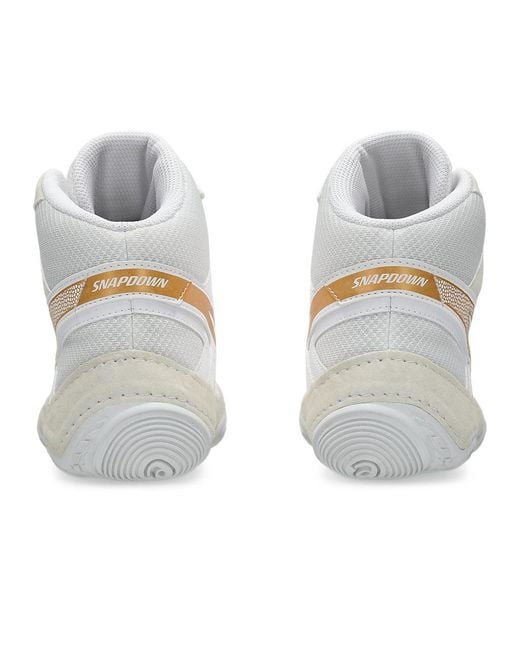 Asics White Snapdown 4 Pure' for men