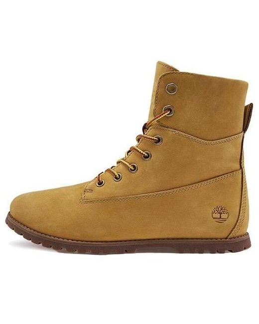 Timberland Brown (Wmns) Joslin Mid Size Zip Wide-Fit Boots 'Wheat Nubuck'