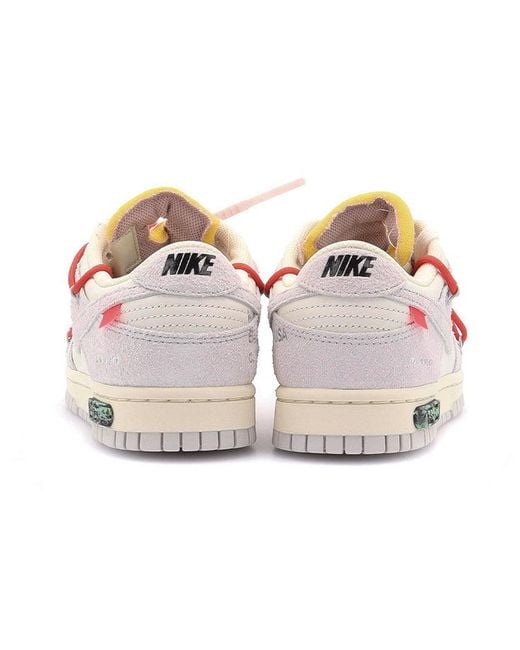 Nike Pink X Off- Dunk Low 'Lot 33 Of 50' for men