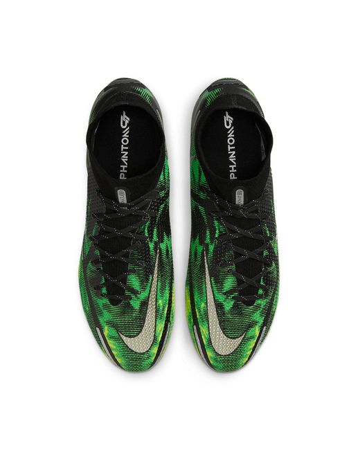 Nike Green Phantom Gt2 Elite Df Fg 'Shockwave' for men