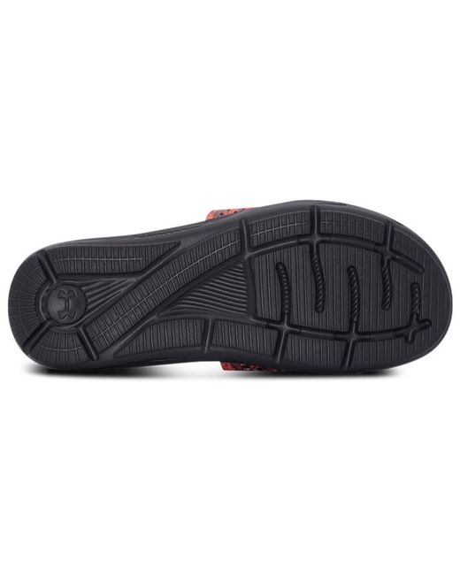 Under Armour Brown Ignite 6 Graphic Strap Slide Beta Camo' for men