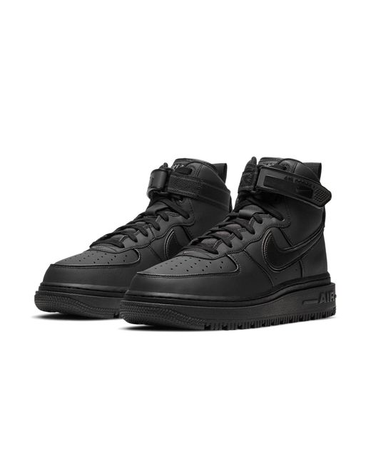 Nike Black Air Force 1 Boot Anthracite' for men