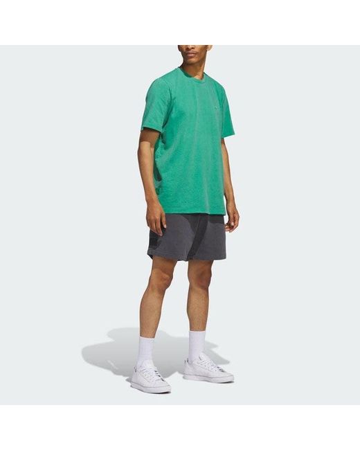 Adidas Gray Originals Featherweight Shmoofoil Shorts 'Carbon' for men