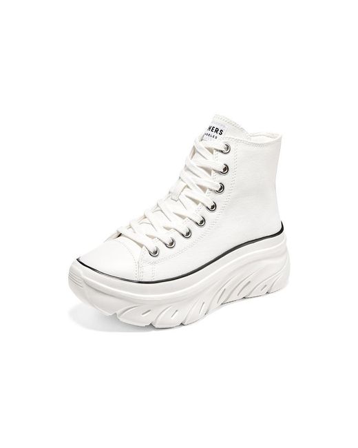 Skechers White (Wmns) Funky Street