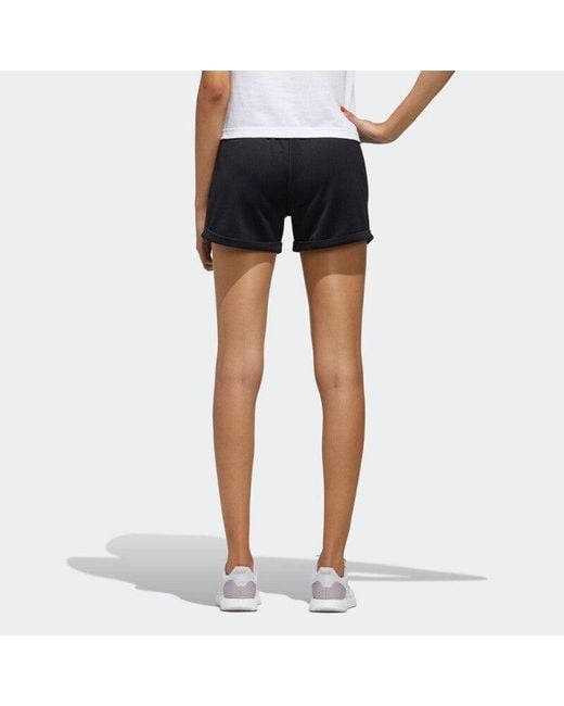 Adidas Black (Wmns) Colorblock Shorts Asia Sizing