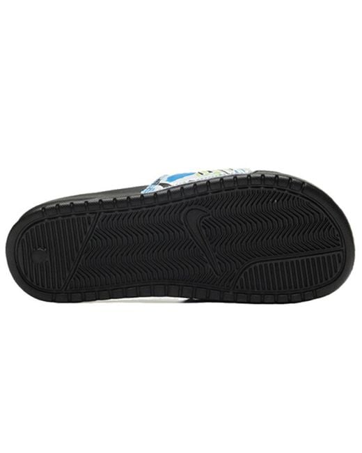 Nike Blue (Wmns) Benassi Jdi Print