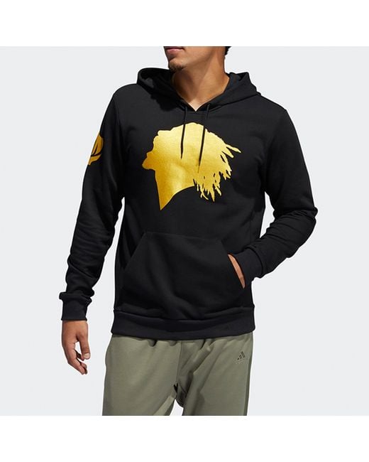 Adidas Black Rose Po Basketball Sports Pullover for men
