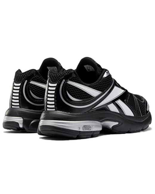 Reebok Black Premier Road Plus 6 Metallic' for men